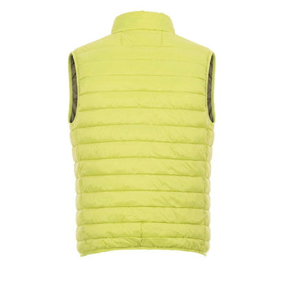 Yellow Polyester Men Jacket - ALLURE COLLECTIVE STORE