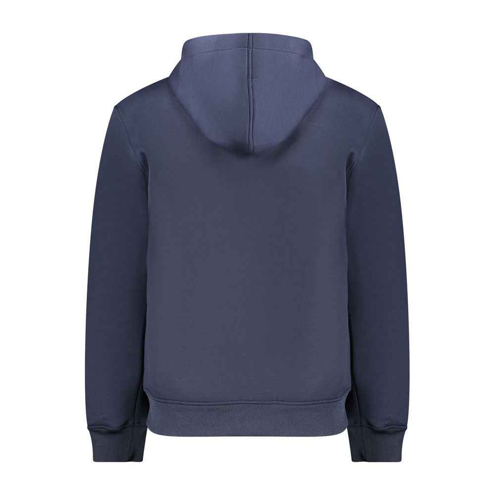 Blue Polyester Men Jacket