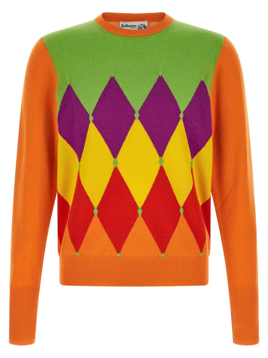 Orange Cashmere Cardigan