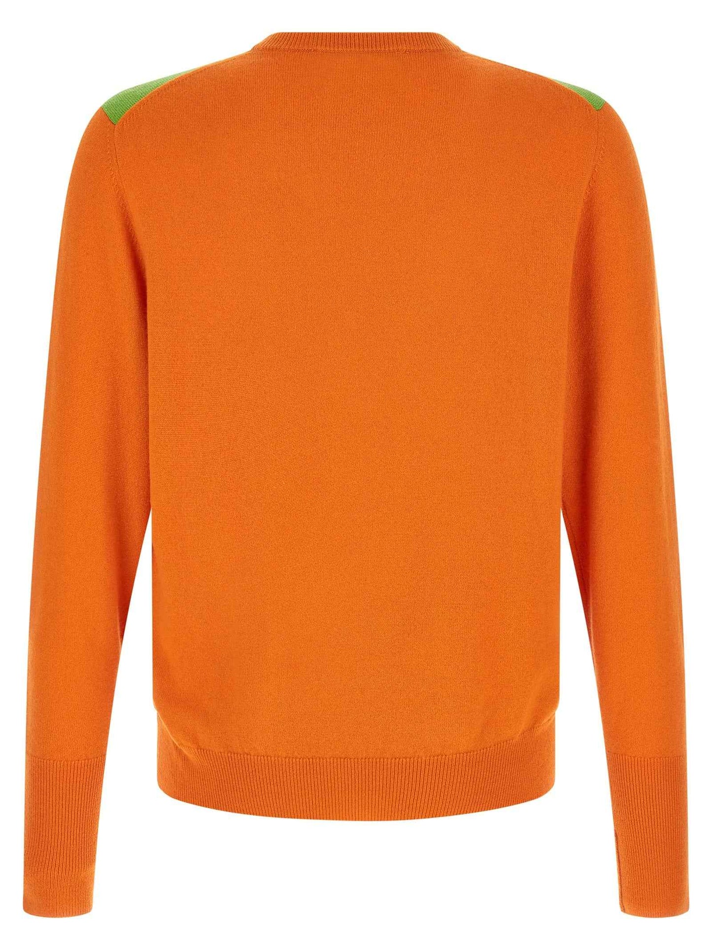 Orange Cashmere Cardigan