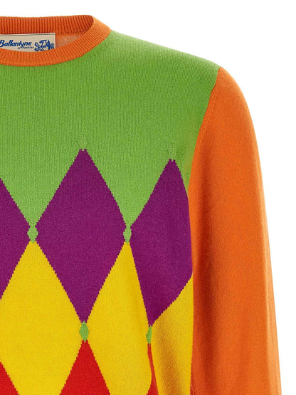 Orange Cashmere Cardigan