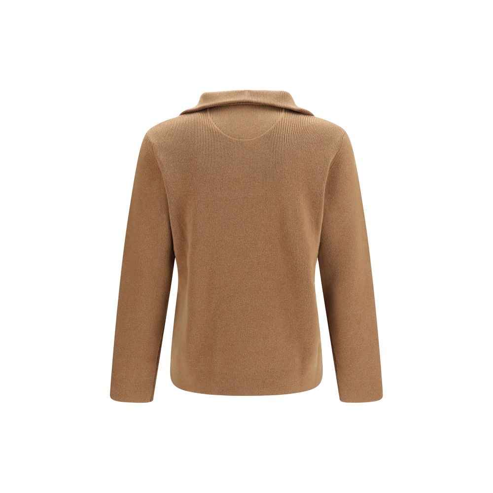 Brown Wool Oves Aries Sweatshirt