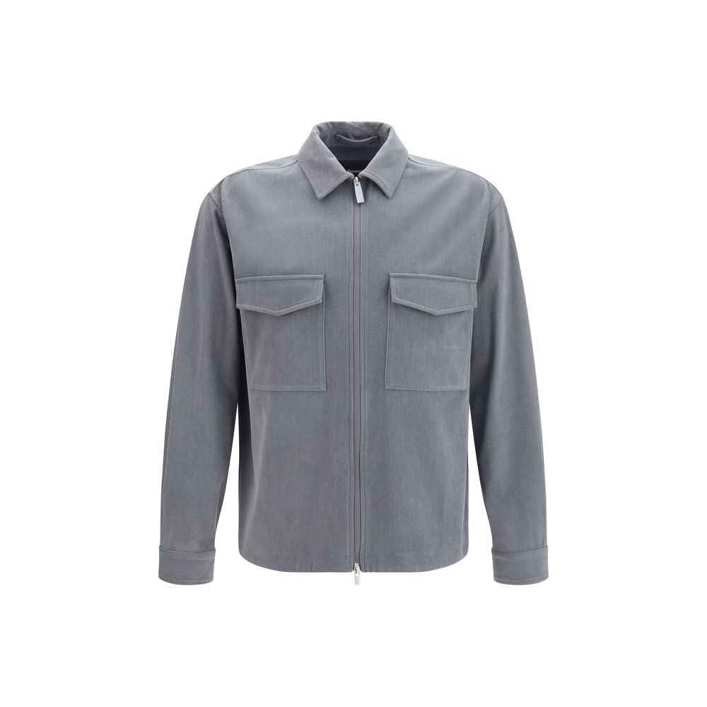 Gray Polyester Jacket