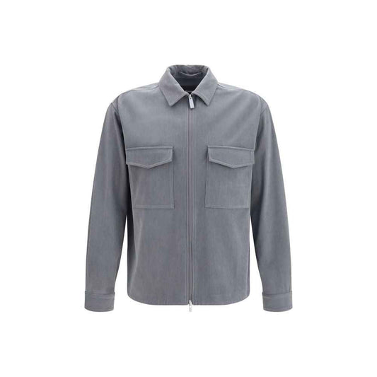 Gray Polyester Jacket