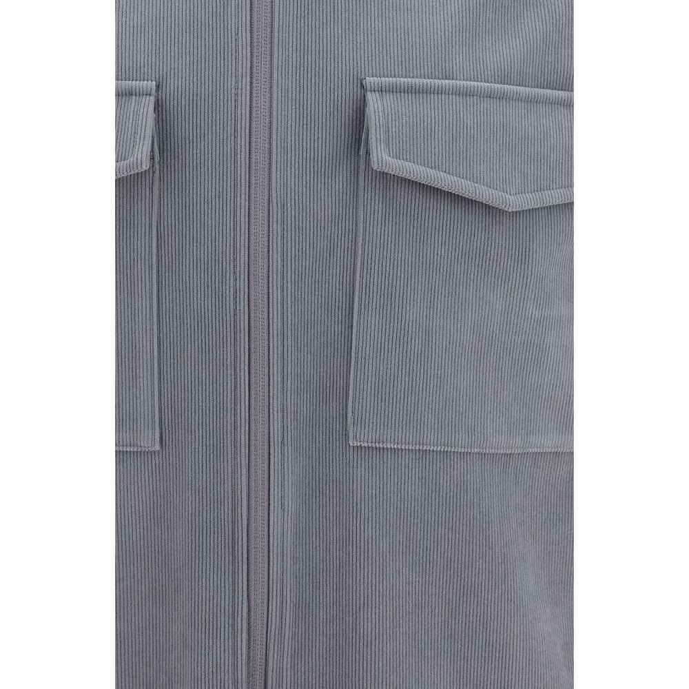 Gray Polyester Jacket