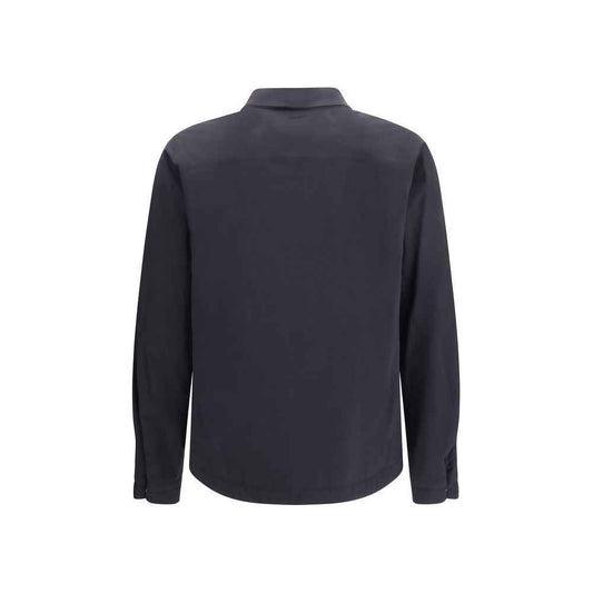 Black Polyamide Full-Length Jacket