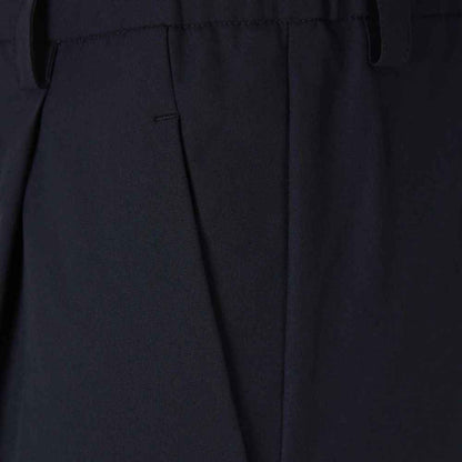 Blue Polyester Cargo Pants