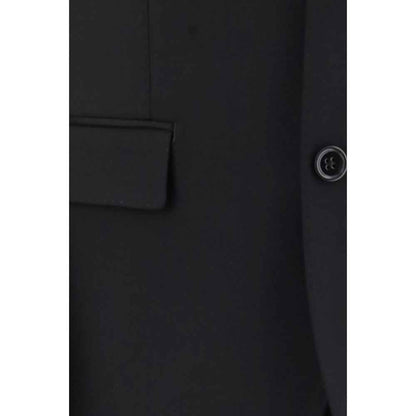 Black Wool Oves Aries Two-Piece Suit