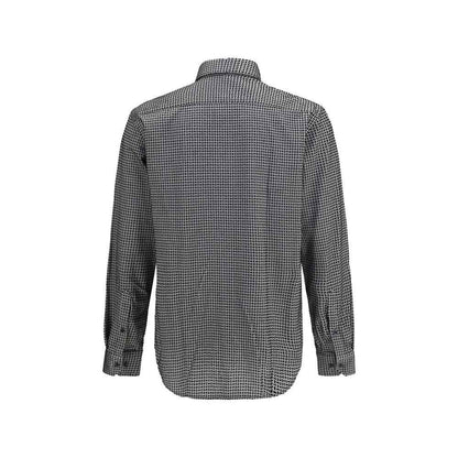 Gray Cotton Pattern Shirt