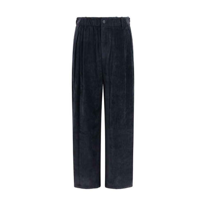 Black Viscose Casual Pants