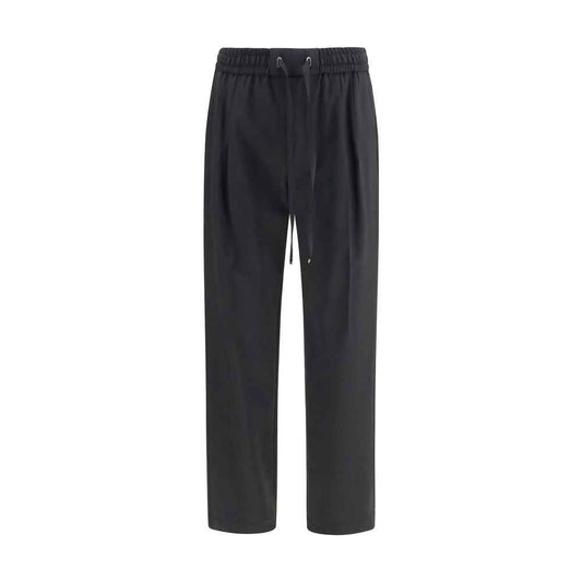 Black Wool Oves Aries Joggers (Workout Pants)