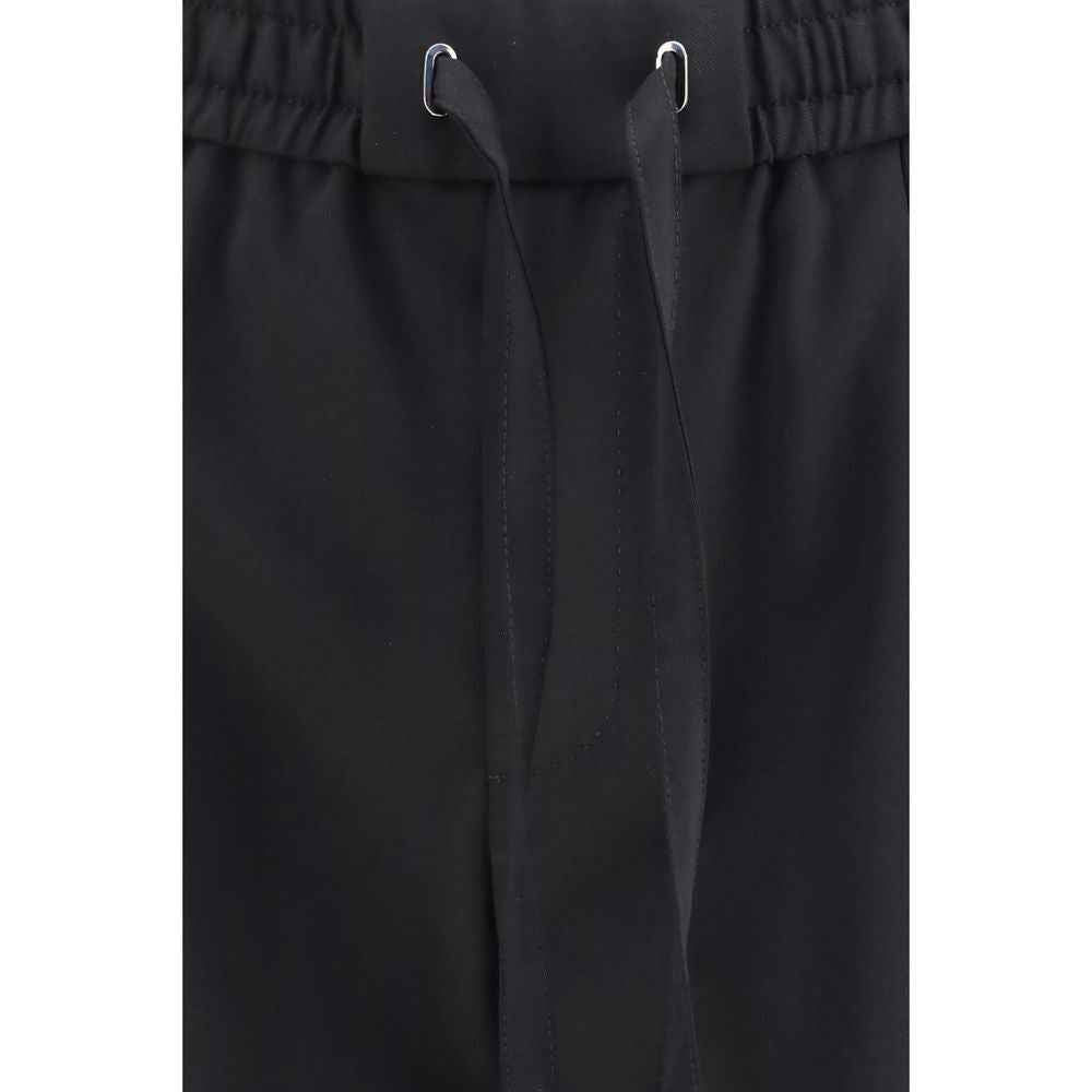 Black Wool Oves Aries Joggers (Workout Pants)