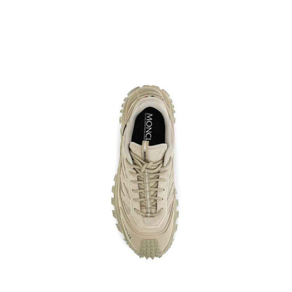 Beige Calf Leather Bos Taurus Athletic Sneakers