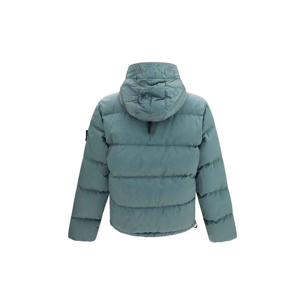 Bicolor Polyamide Full-Length Jacket