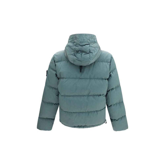 Bicolor Polyamide Full-Length Jacket