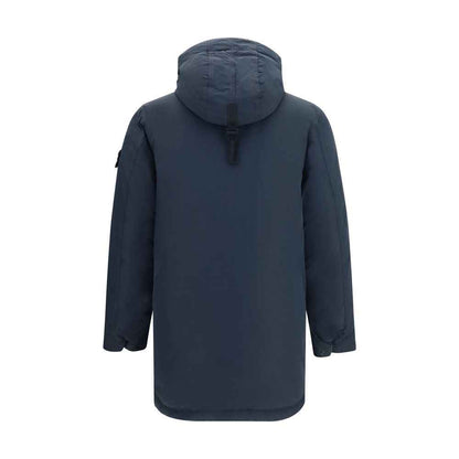 Blue Polyester Coat