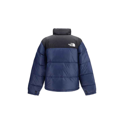 Blue Nylon Full-Length Jacket
