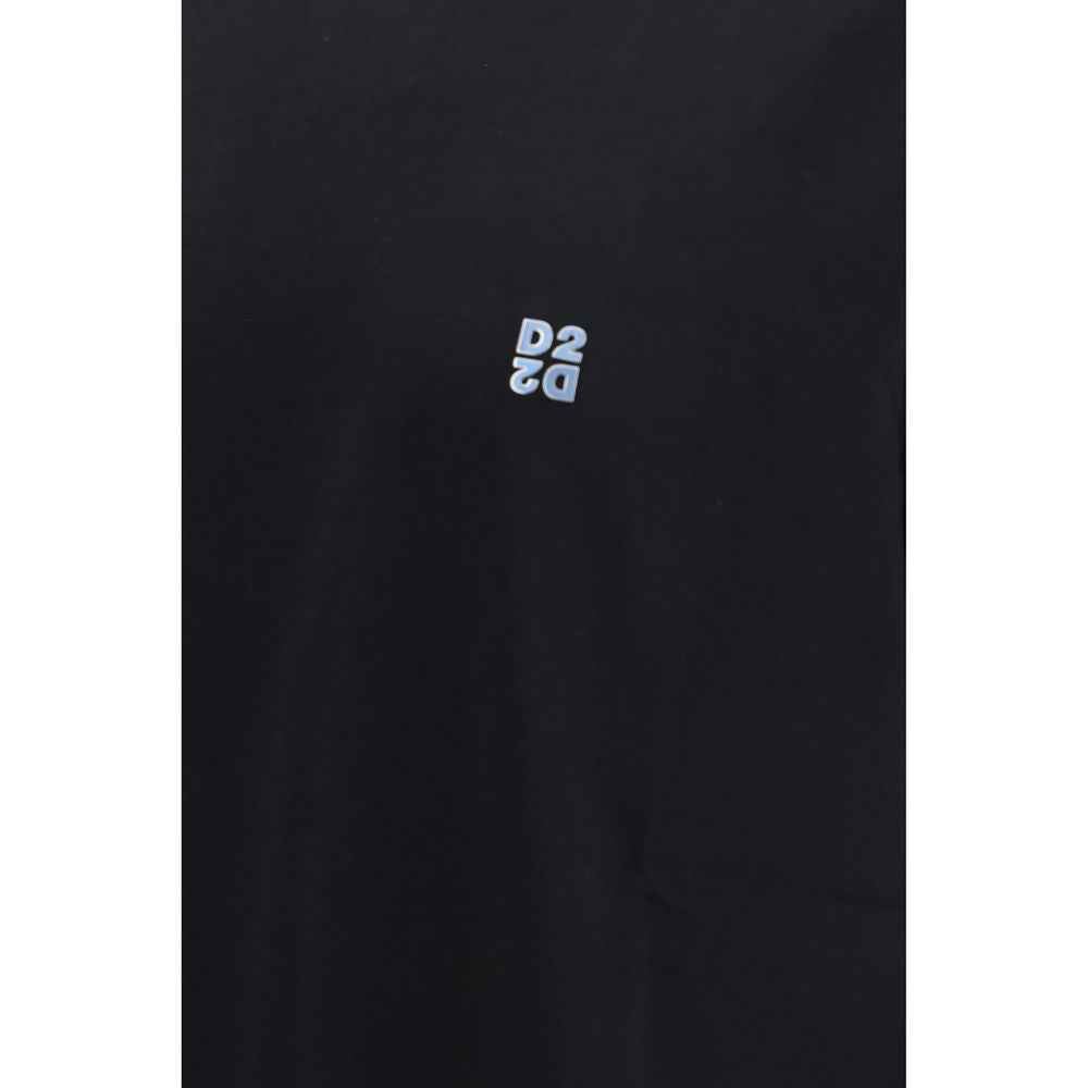 Black Cotton T-Shirt
