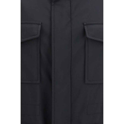 Blue Wool Oves Aries Full-Length Jacket