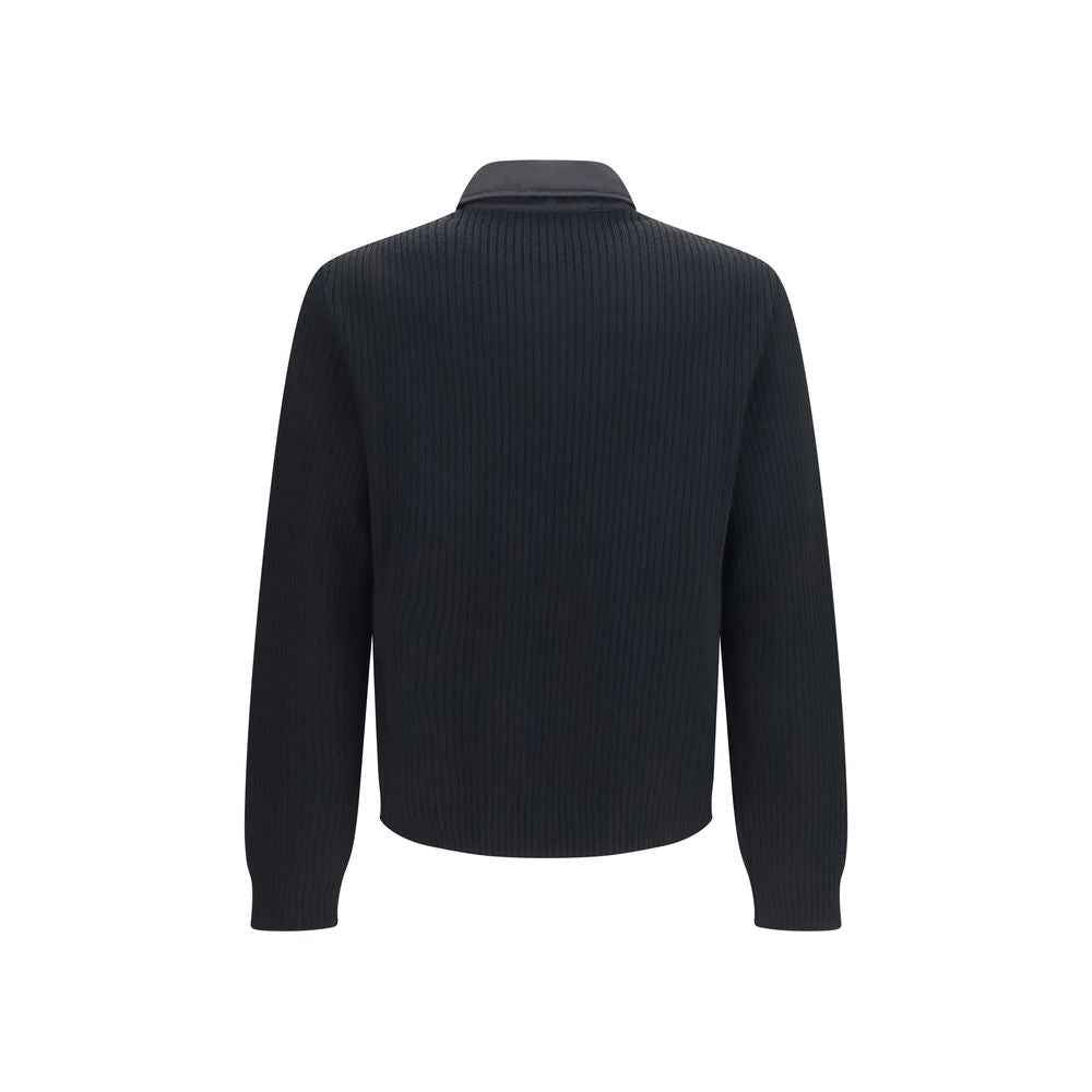 Black Wool Oves Aries Full-Length Jacket