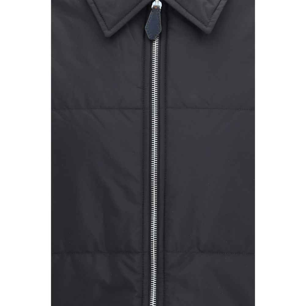 Black Wool Oves Aries Full-Length Jacket