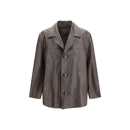 Brown Lamb Leather Leather Jacket