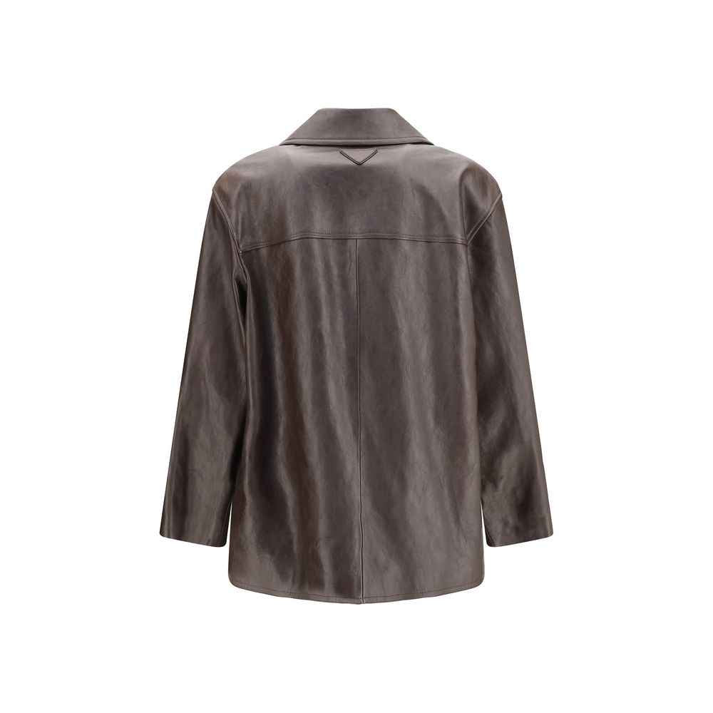Brown Lamb Leather Leather Jacket