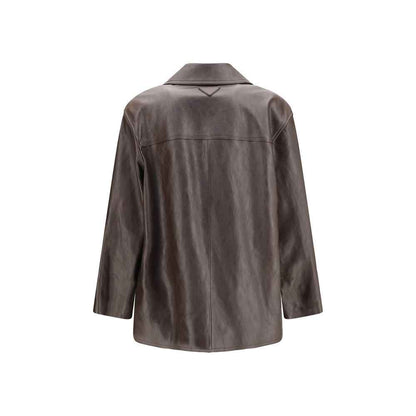 Brown Lamb Leather Leather Jacket
