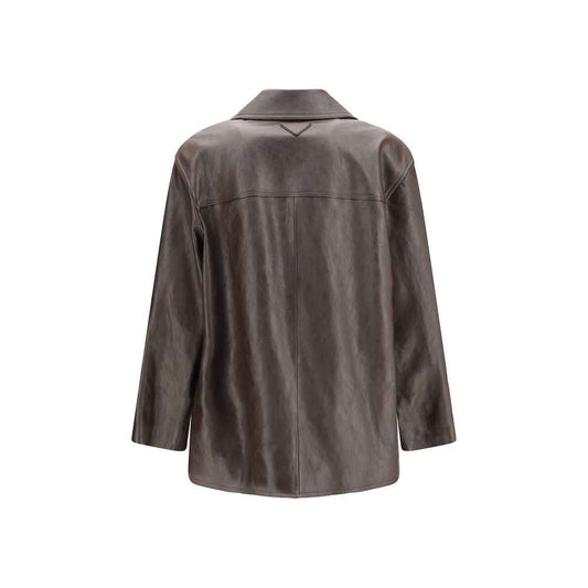 Brown Lamb Leather Leather Jacket