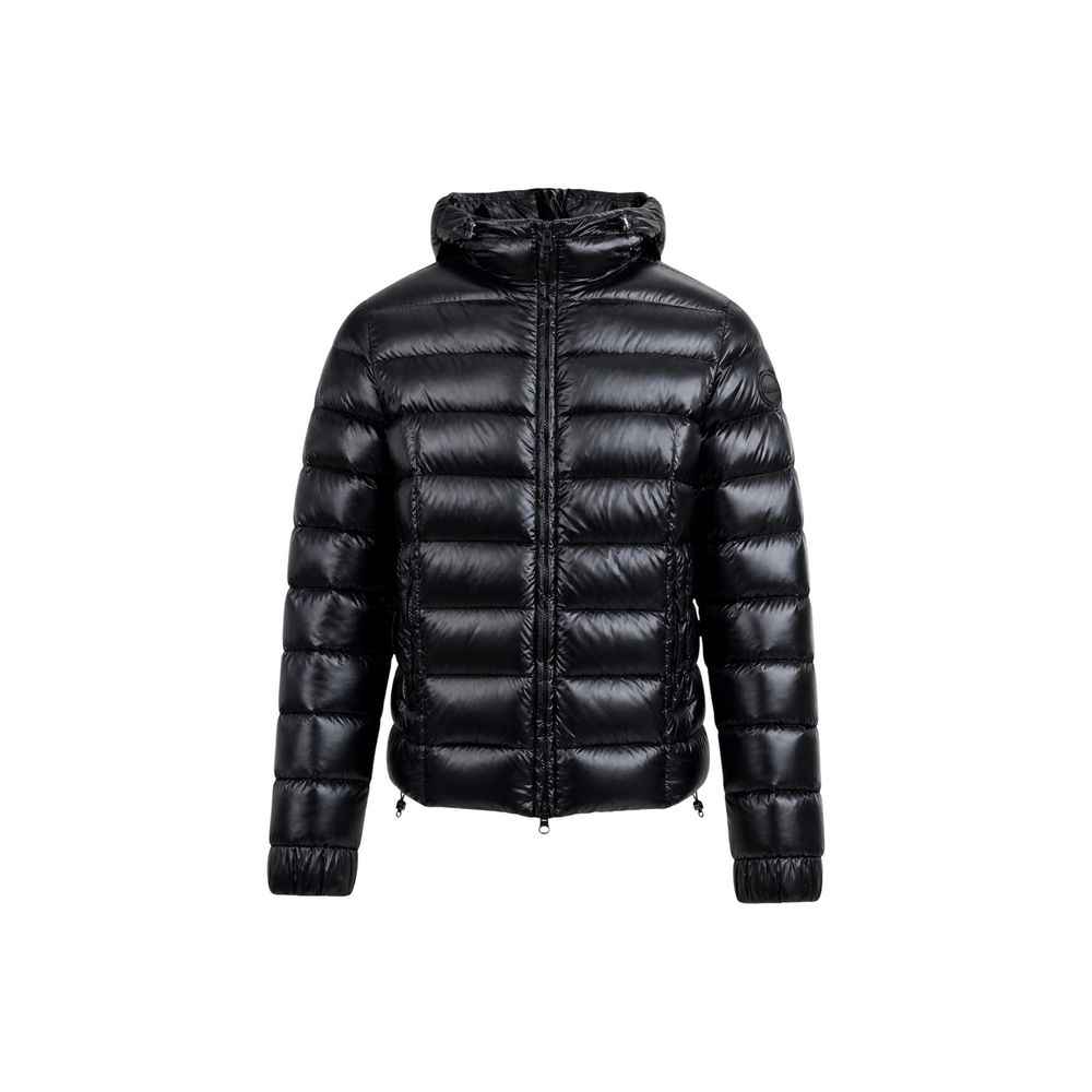 Black Polyamide Full-Length Jacket