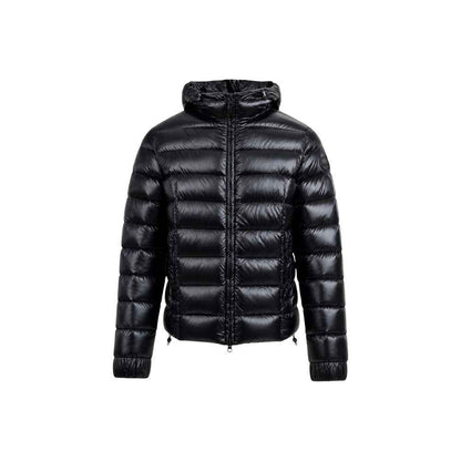 Black Polyamide Full-Length Jacket