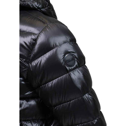 Black Polyamide Full-Length Jacket