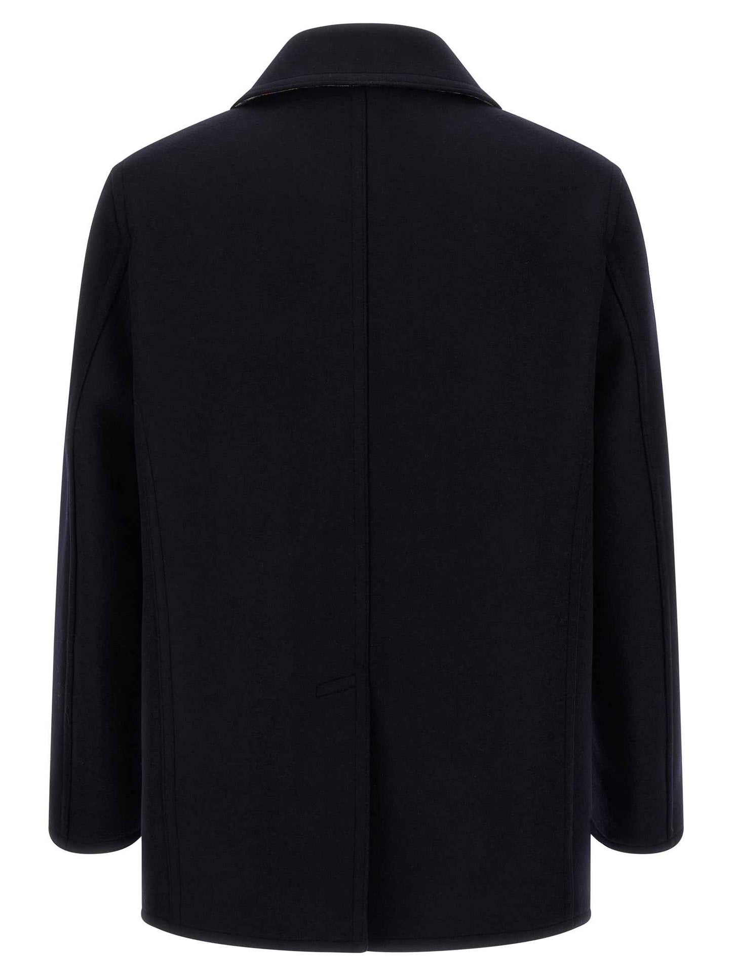Blue Wool Coat