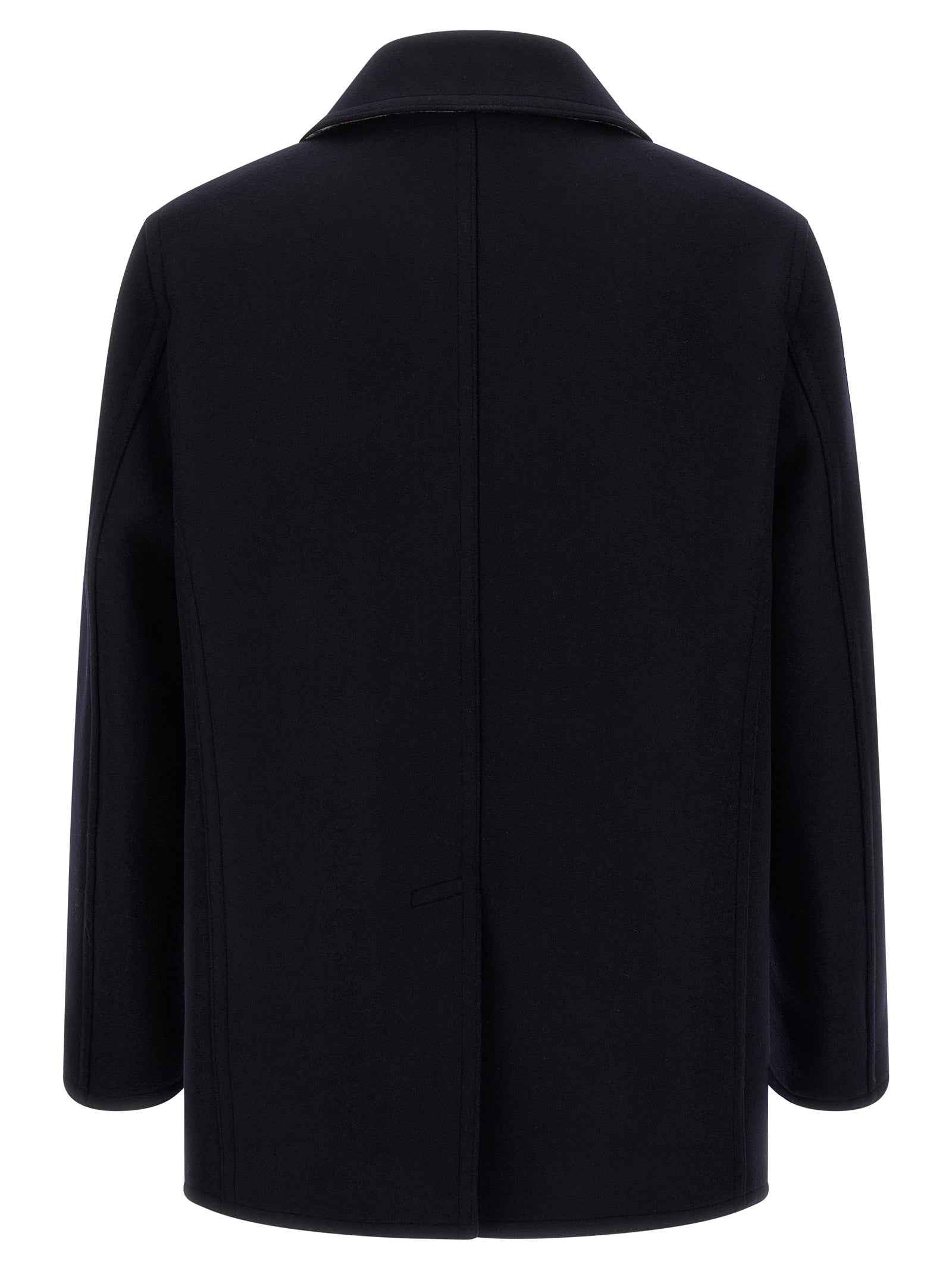 Blue Wool Coat