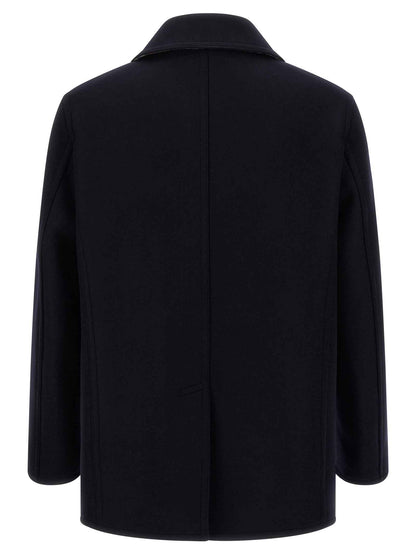 Blue Wool Coat