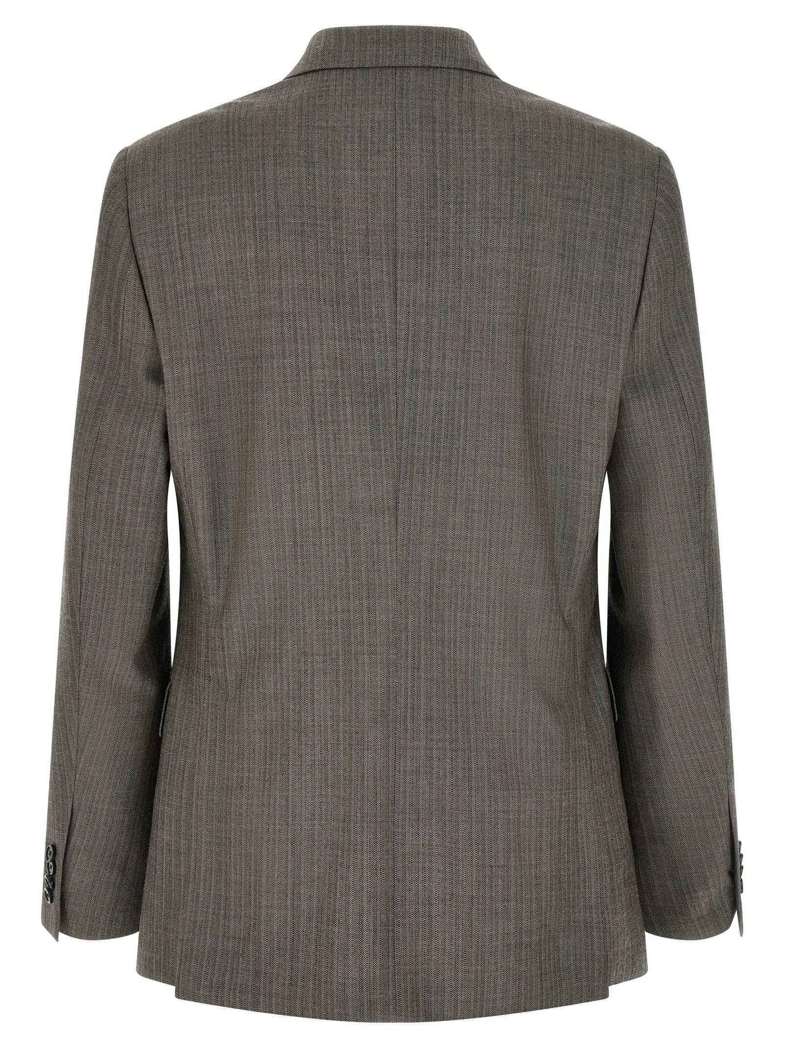 Gray Virgin Wool Two-Piece Suit