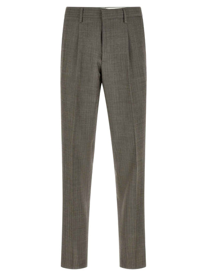 Gray Virgin Wool Two-Piece Suit