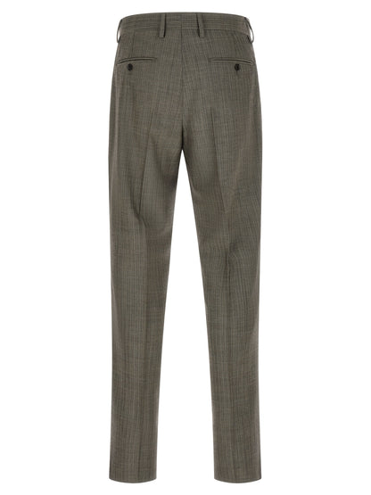 Gray Virgin Wool Two-Piece Suit