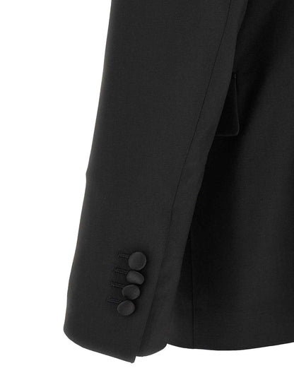 Black Virgin Wool Tuxedo