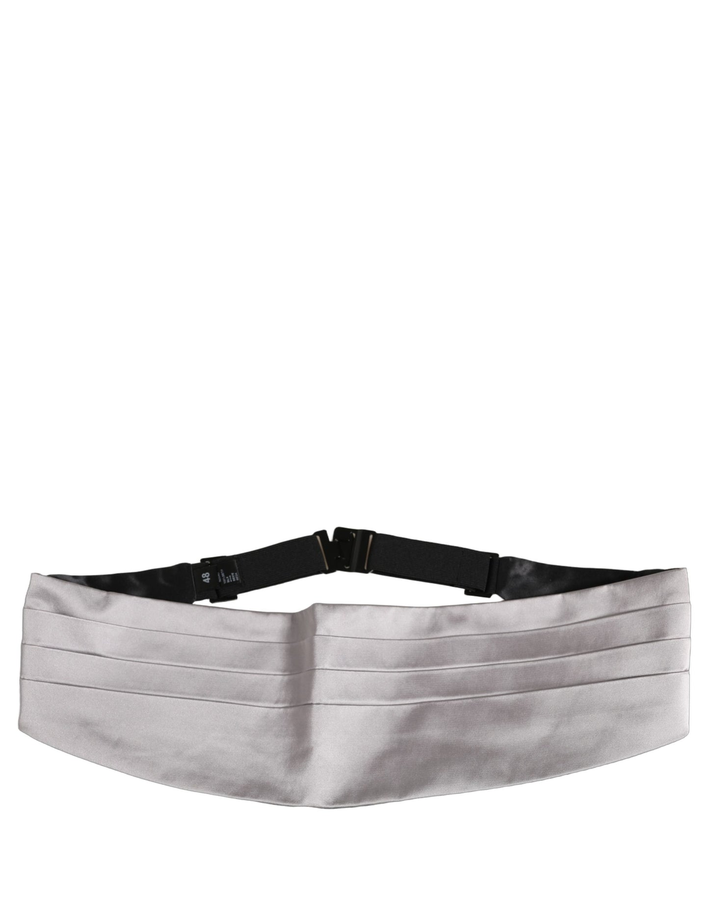 Gray Men 100% Silk Belt Waist Cummerbund