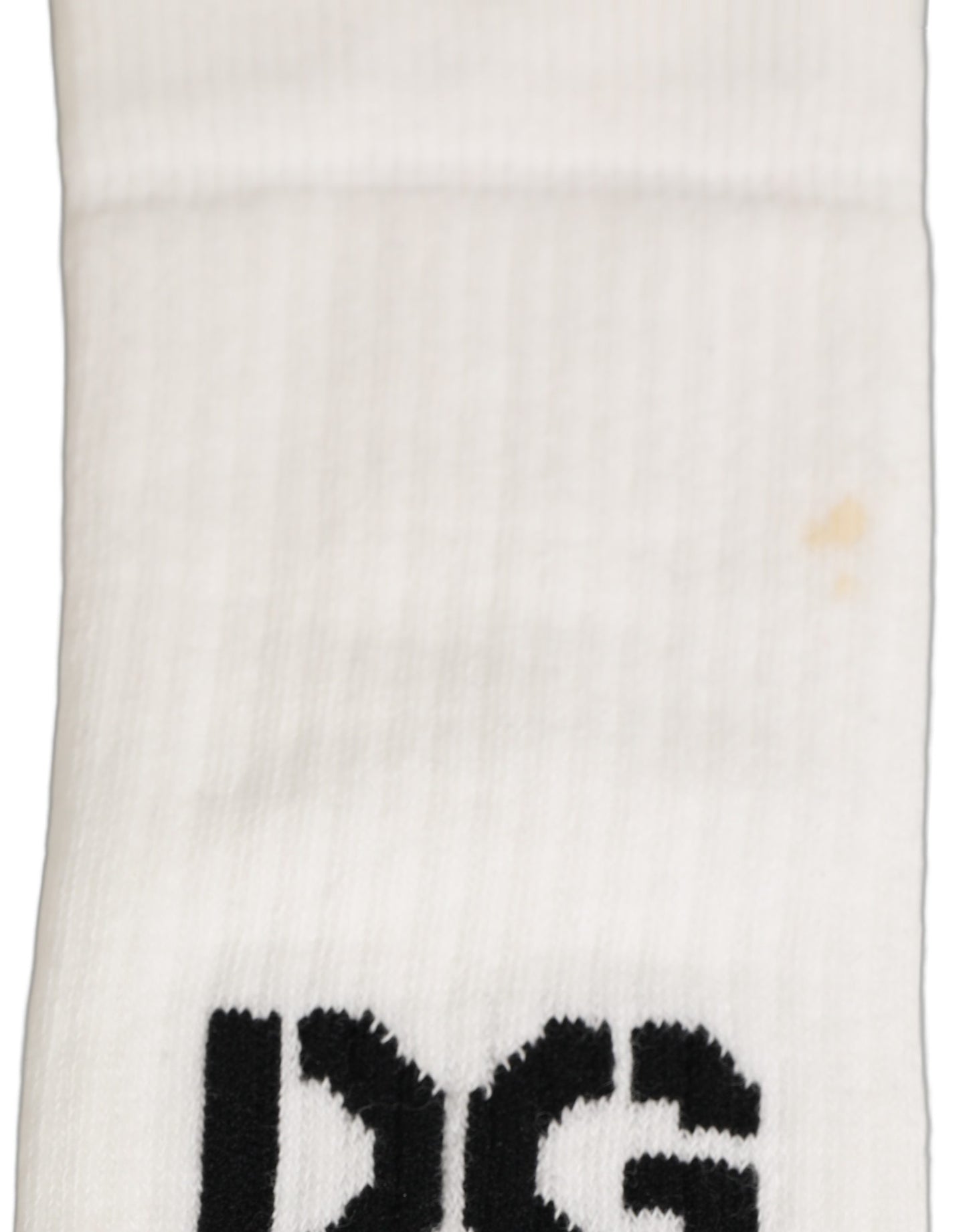 Men White Cotton Over The Calf Accessory Socks