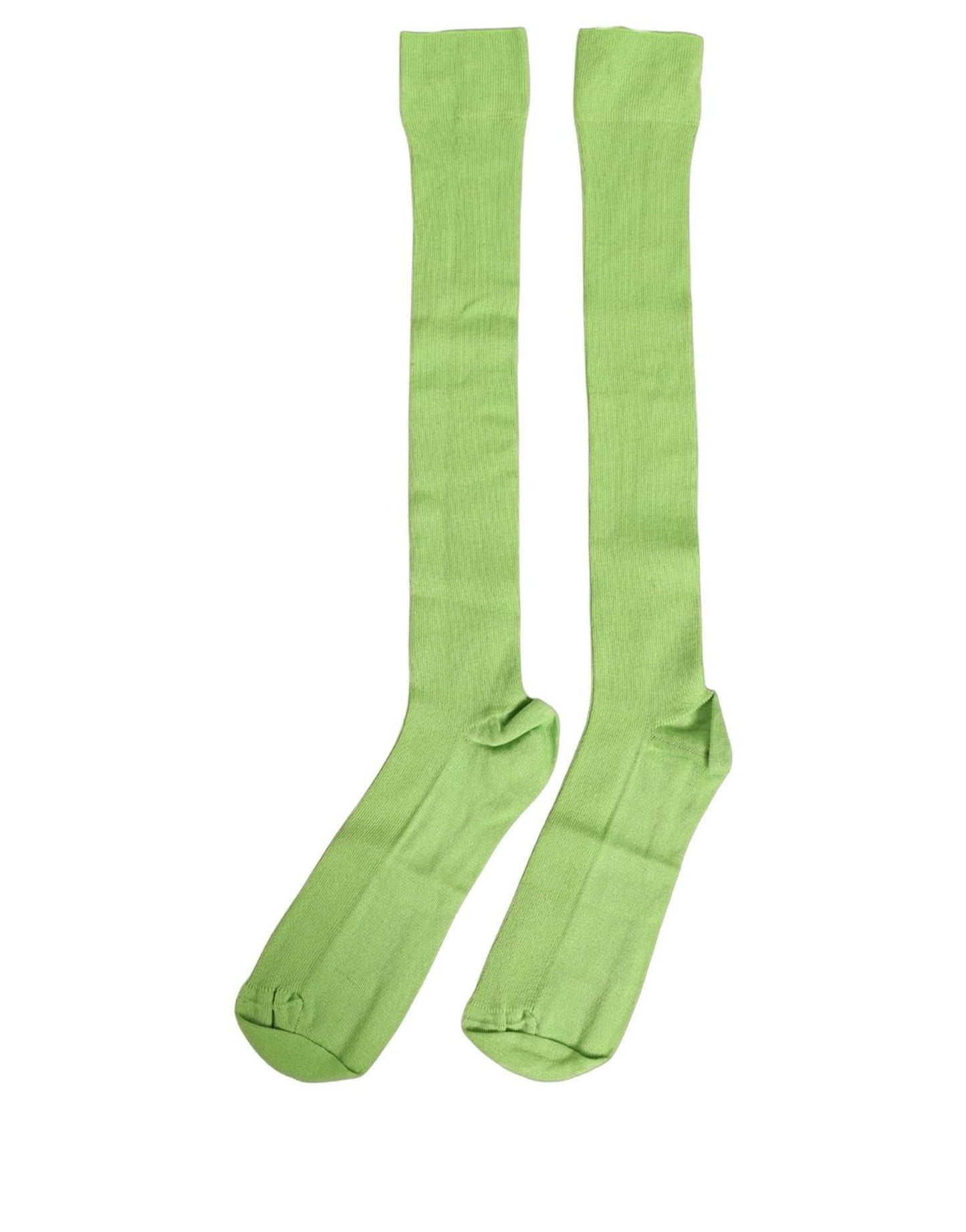 Men Green Viscose Over The Calf Accessory Socks
