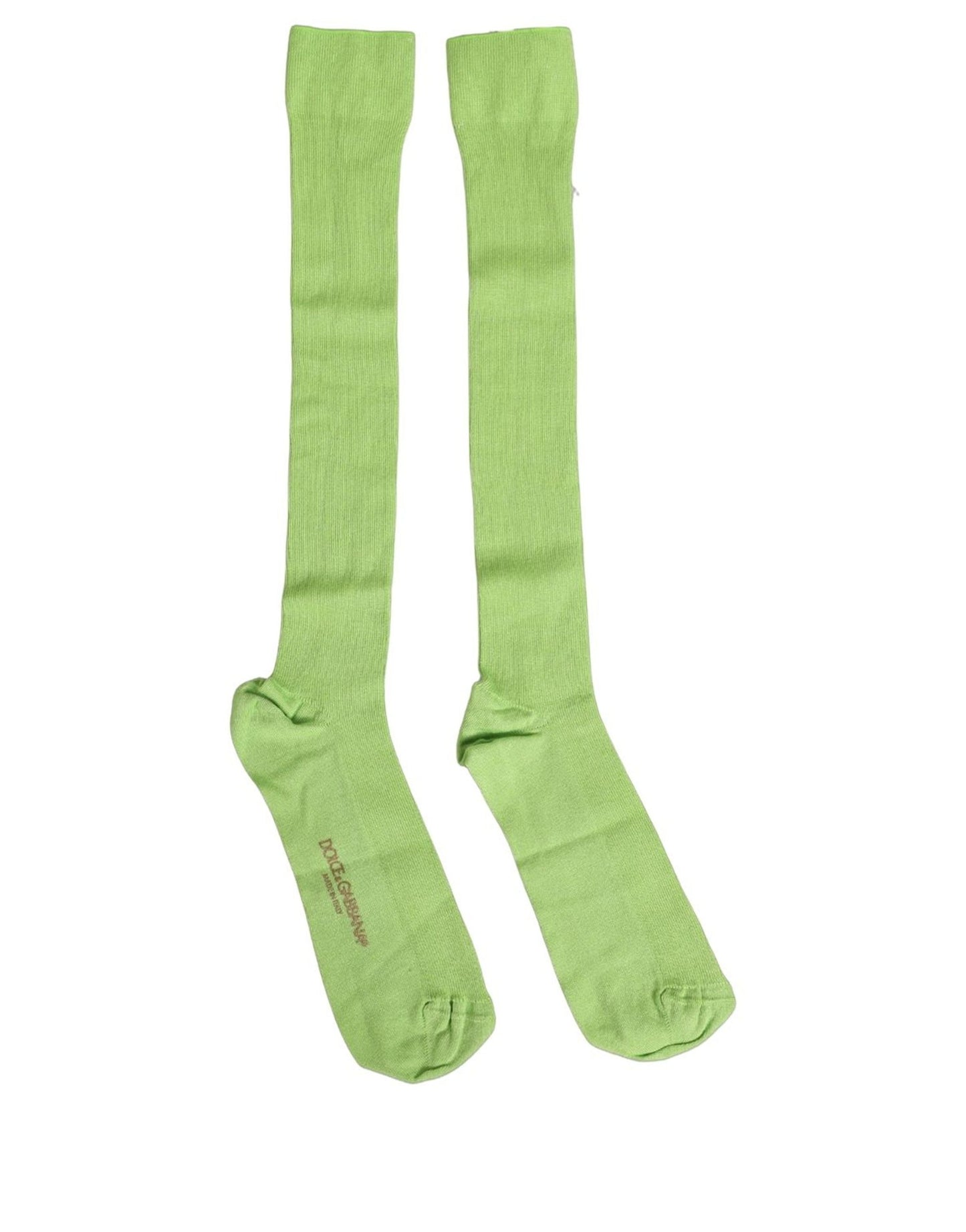 Men Green Viscose Over The Calf Accessory Socks