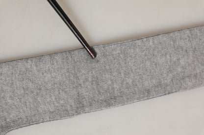 Men Gray Viscose Over The Calf Accessory Socks
