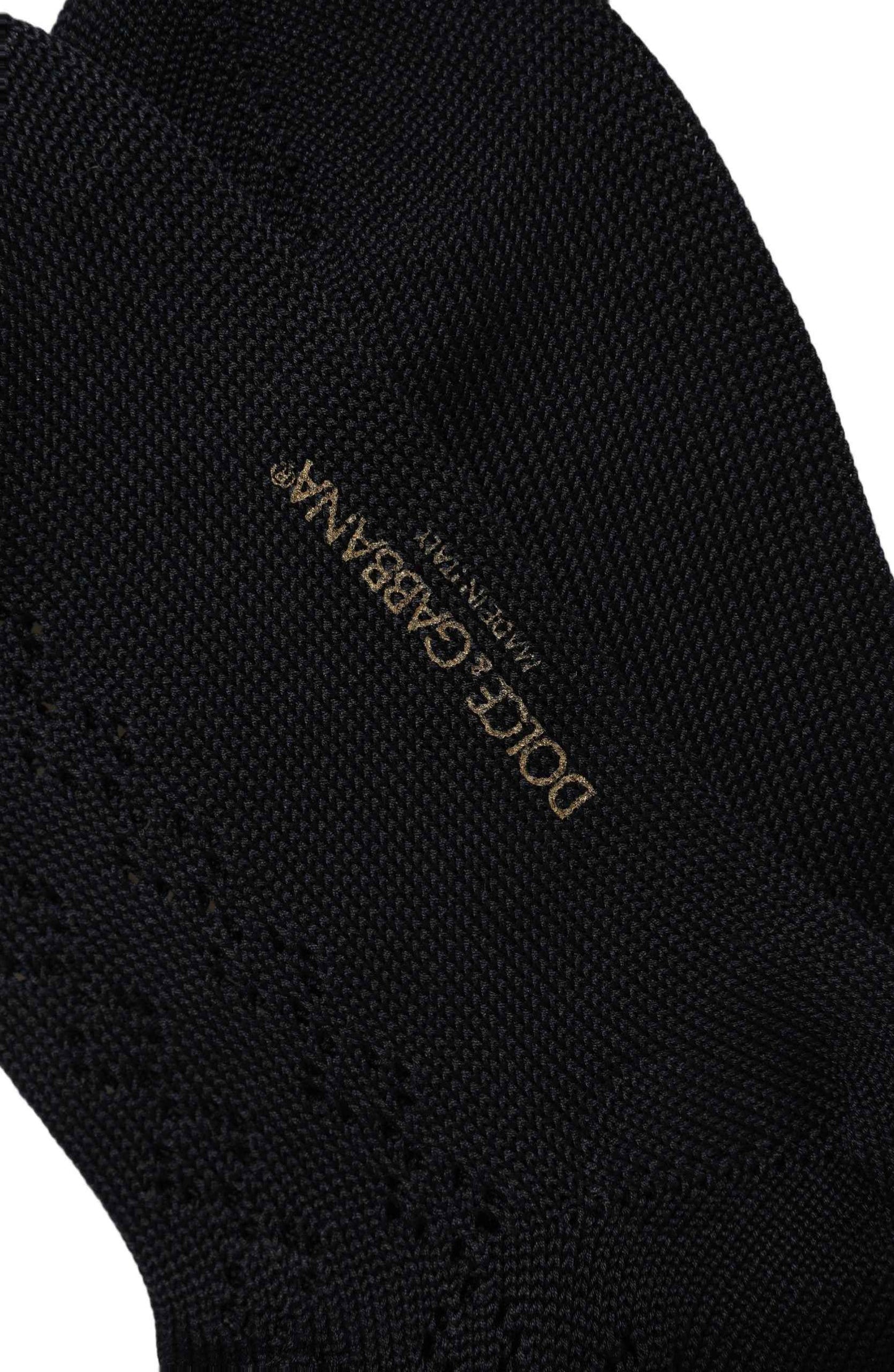 Dark Blue Cotton Knit Mid Calf Accessory Socks