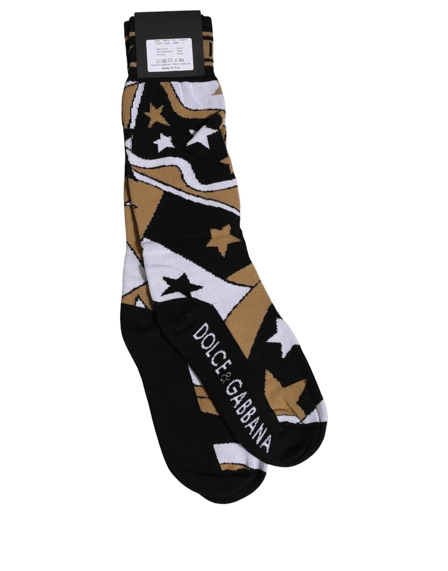 White Polka Dot Over The Calf Accessory Socks