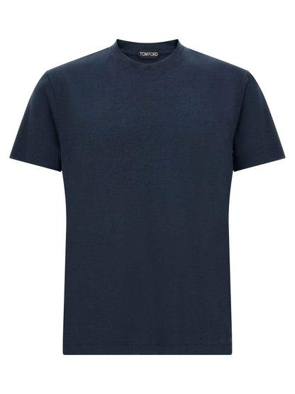 Blue Lyocell T-Shirt