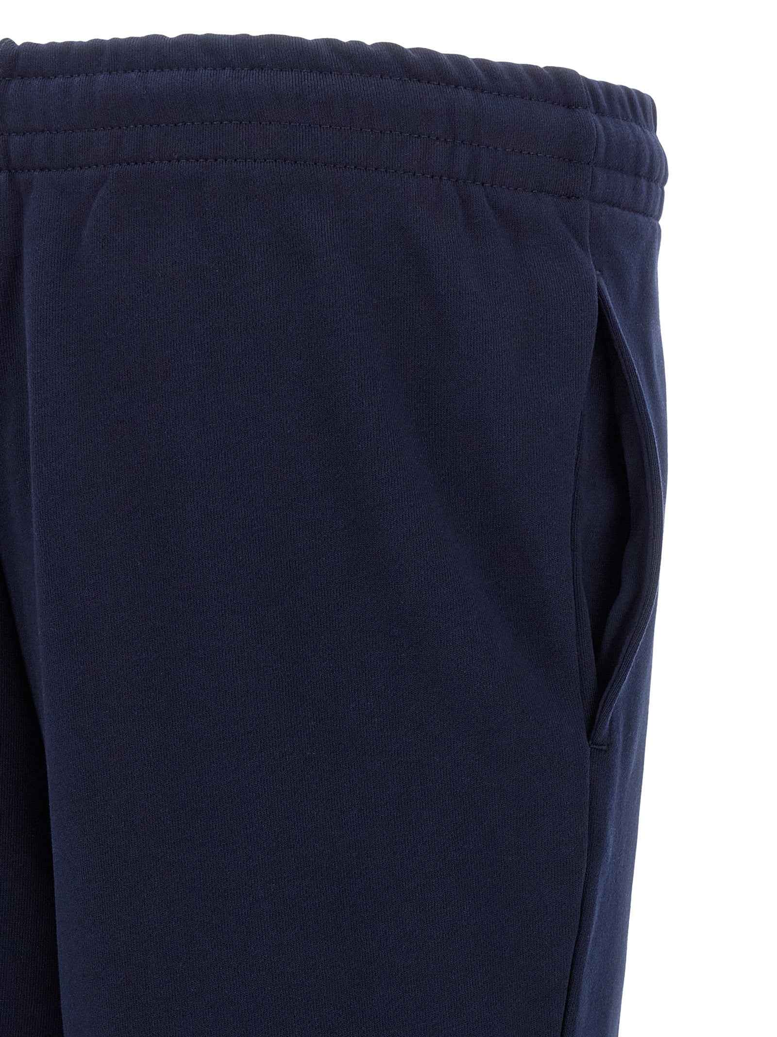 Blue Cotton Joggers (Workout Pants)