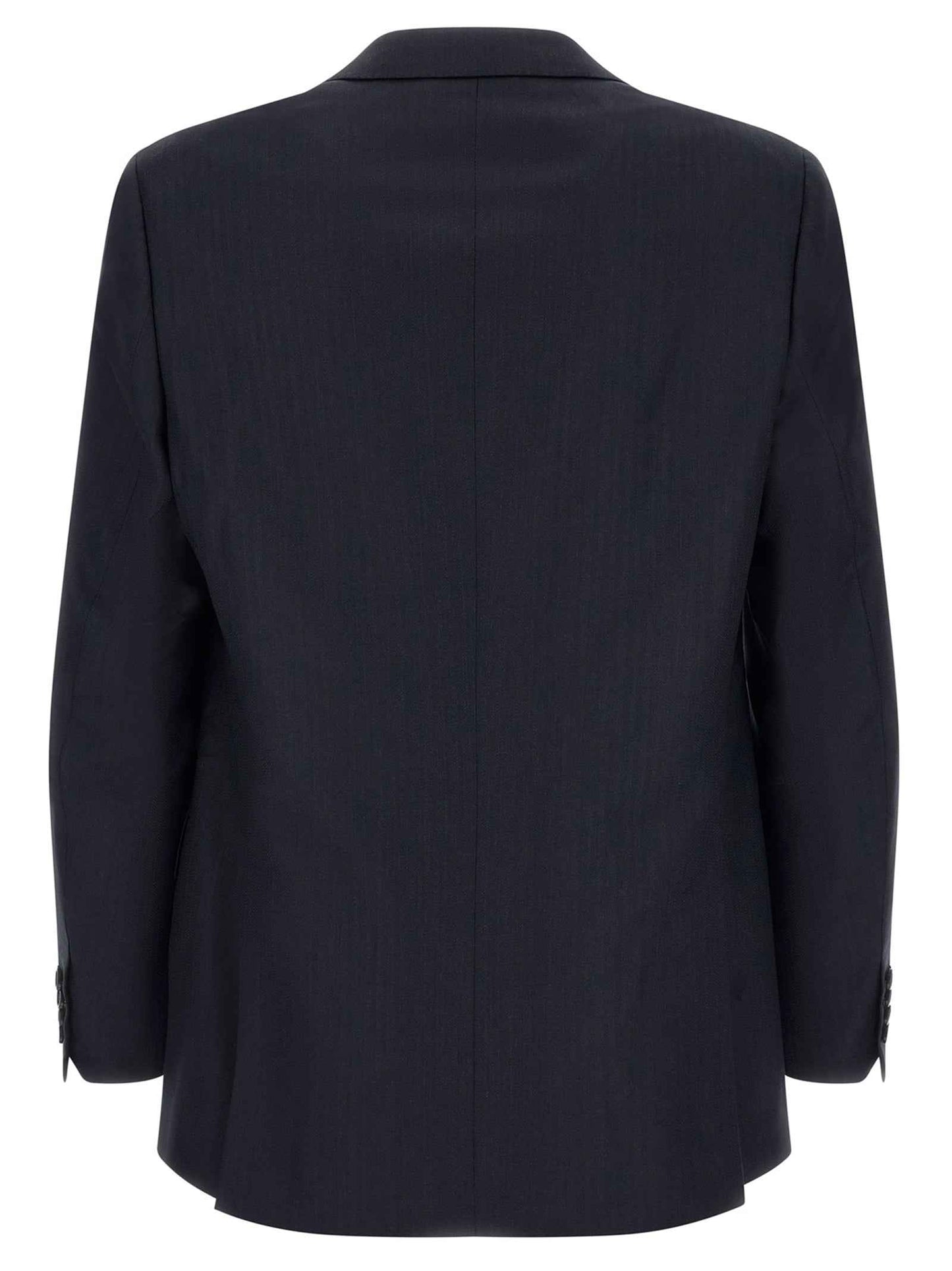 Blue Wool Two-Piece Suit