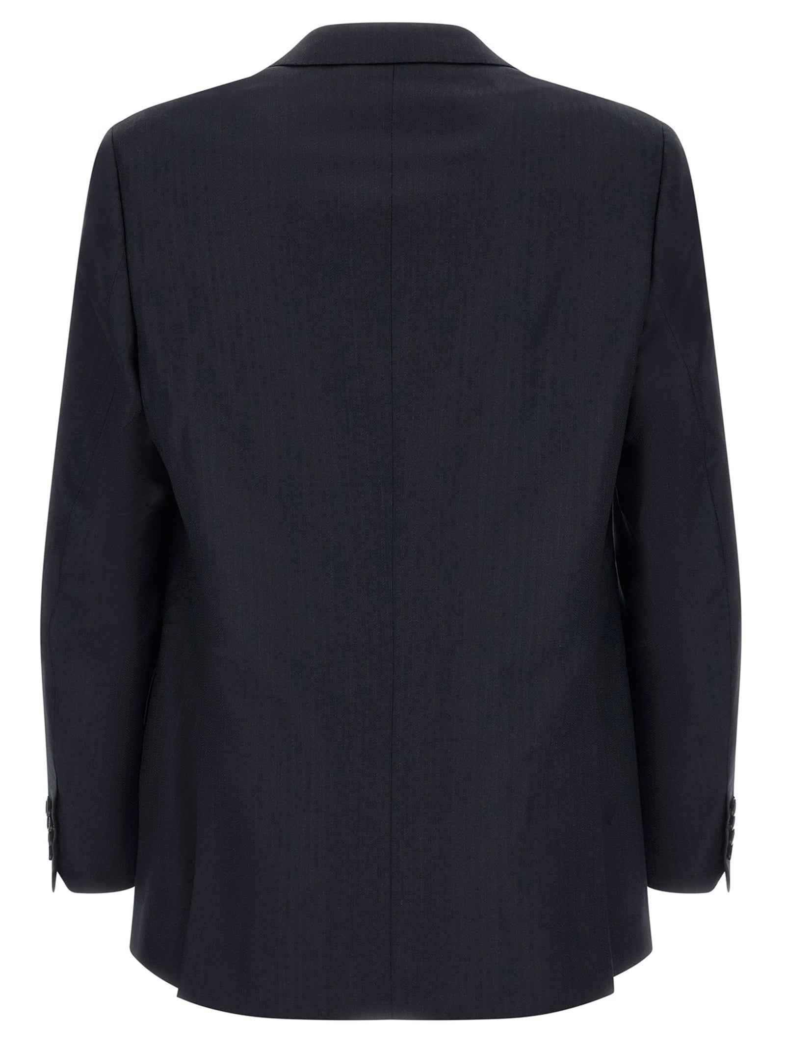 Blue Wool Two-Piece Suit